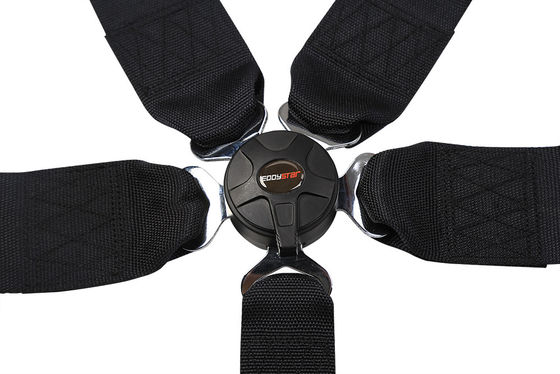 EDDYSTAR赛车安全带美国SFI认证三村五点式通用汽车改装赛车座椅