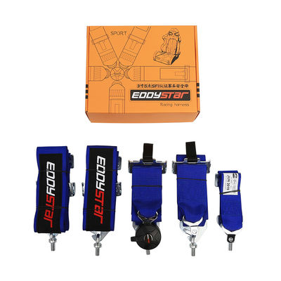 EDDYSTAR赛车安全带美国SFI认证三村五点式通用汽车改装赛车座椅
