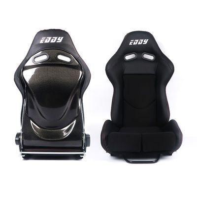 EDDYSTAR 碳纤维可调节通用赛车座椅SPS位置可调节绒面赛车座椅 可倾斜碳纤维赛车座椅 可折叠赛车座椅 赛车运动座椅