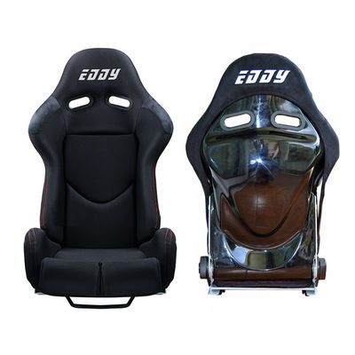 EDDYSTAR 碳纤维可调节通用赛车座椅SPS位置可调节绒面赛车座椅 可倾斜碳纤维赛车座椅 可折叠赛车座椅 赛车运动座椅